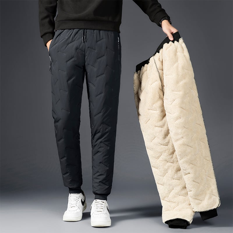 Denzel™ - Warme en winddichte joggingbroek van lamswol