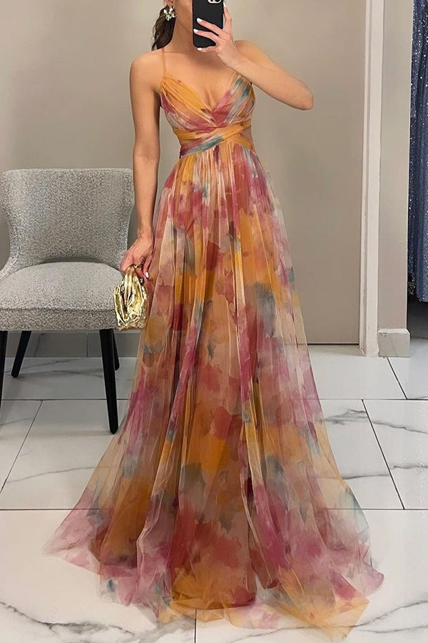 Leora™ - Betoverende Maxi jurk met bloemenprint