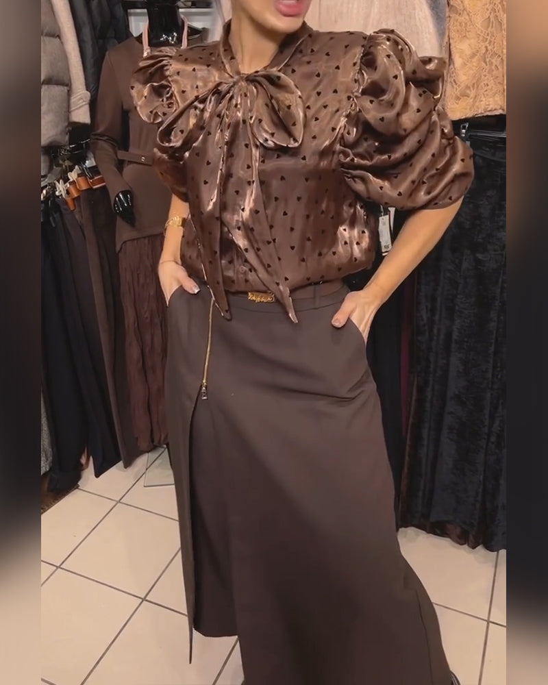 Oravelline - Elegante Broek met Moderne Rits