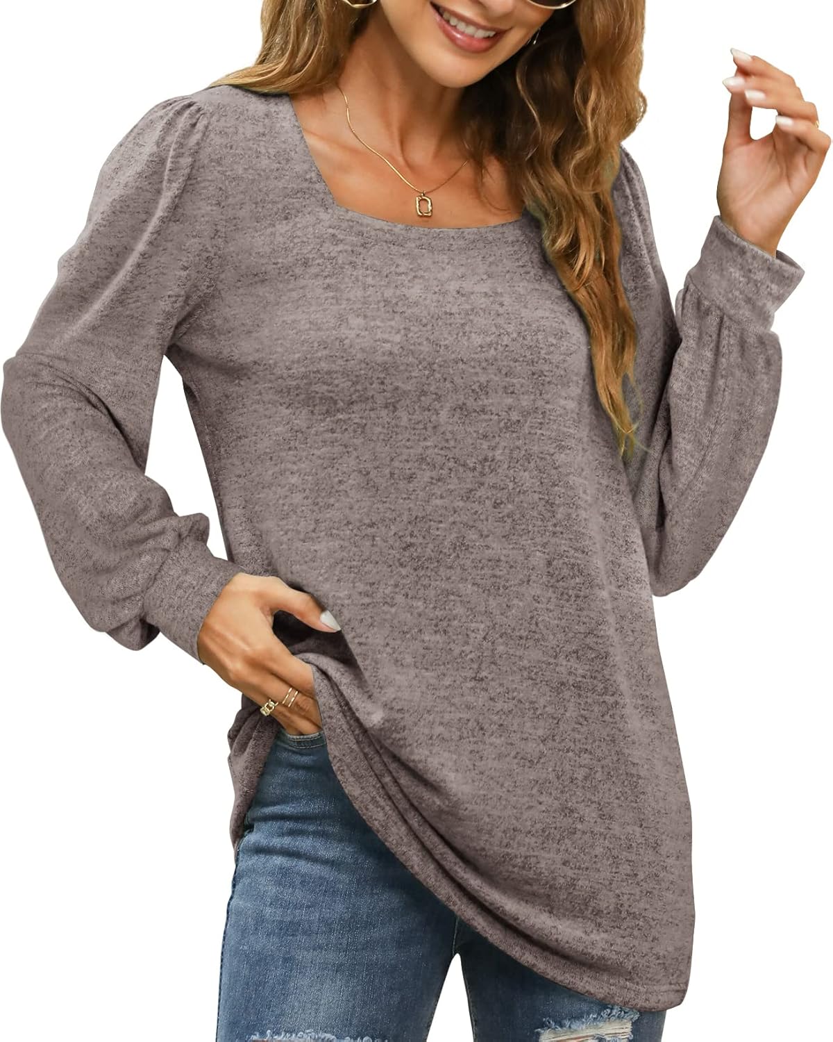 Maëlys™ - Blouse met Lange Mouwen voor Vrouwen