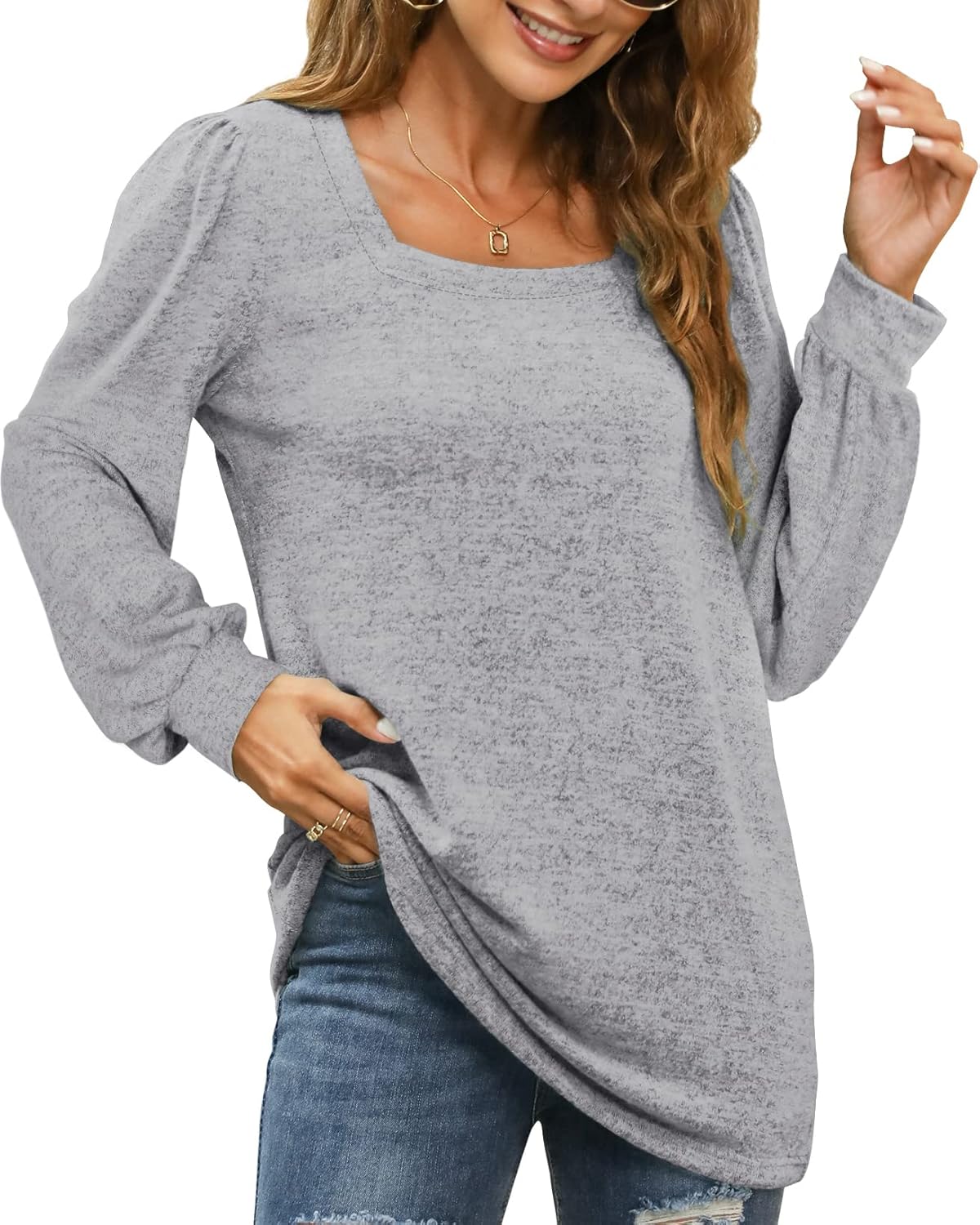 Maëlys™ - Blouse met Lange Mouwen voor Vrouwen