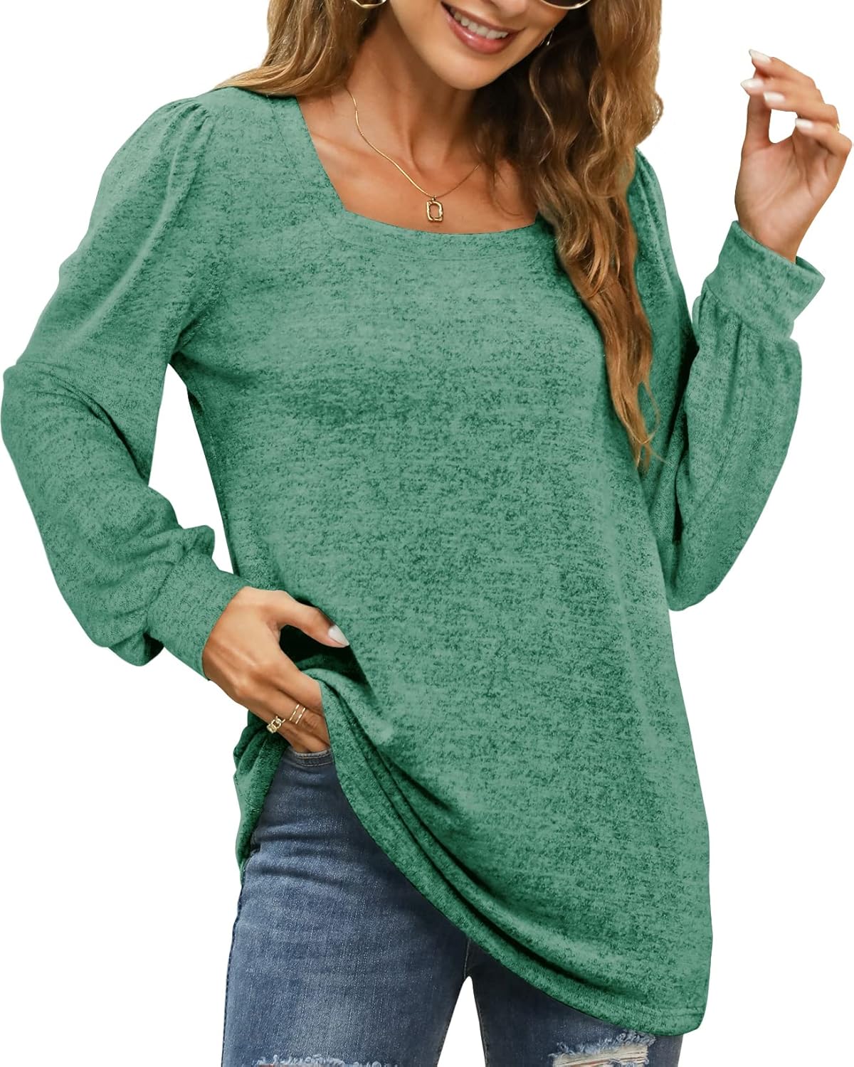 Maëlys™ - Blouse met Lange Mouwen voor Vrouwen