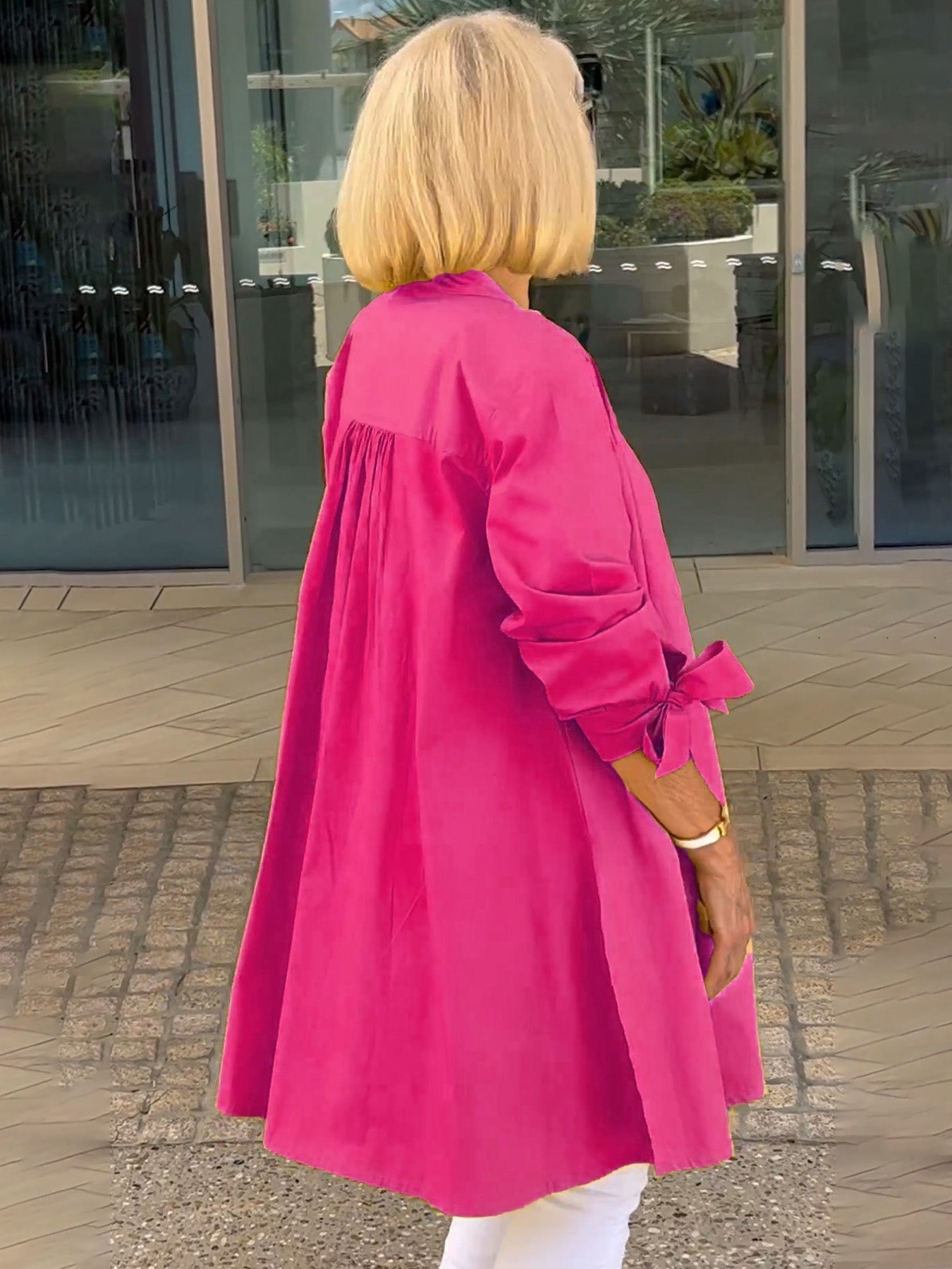 Liora™ - Blouse jasje met prachrige mouwen