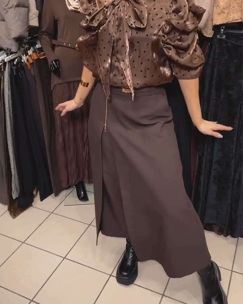 Oravelline - Elegante Broek met Moderne Rits