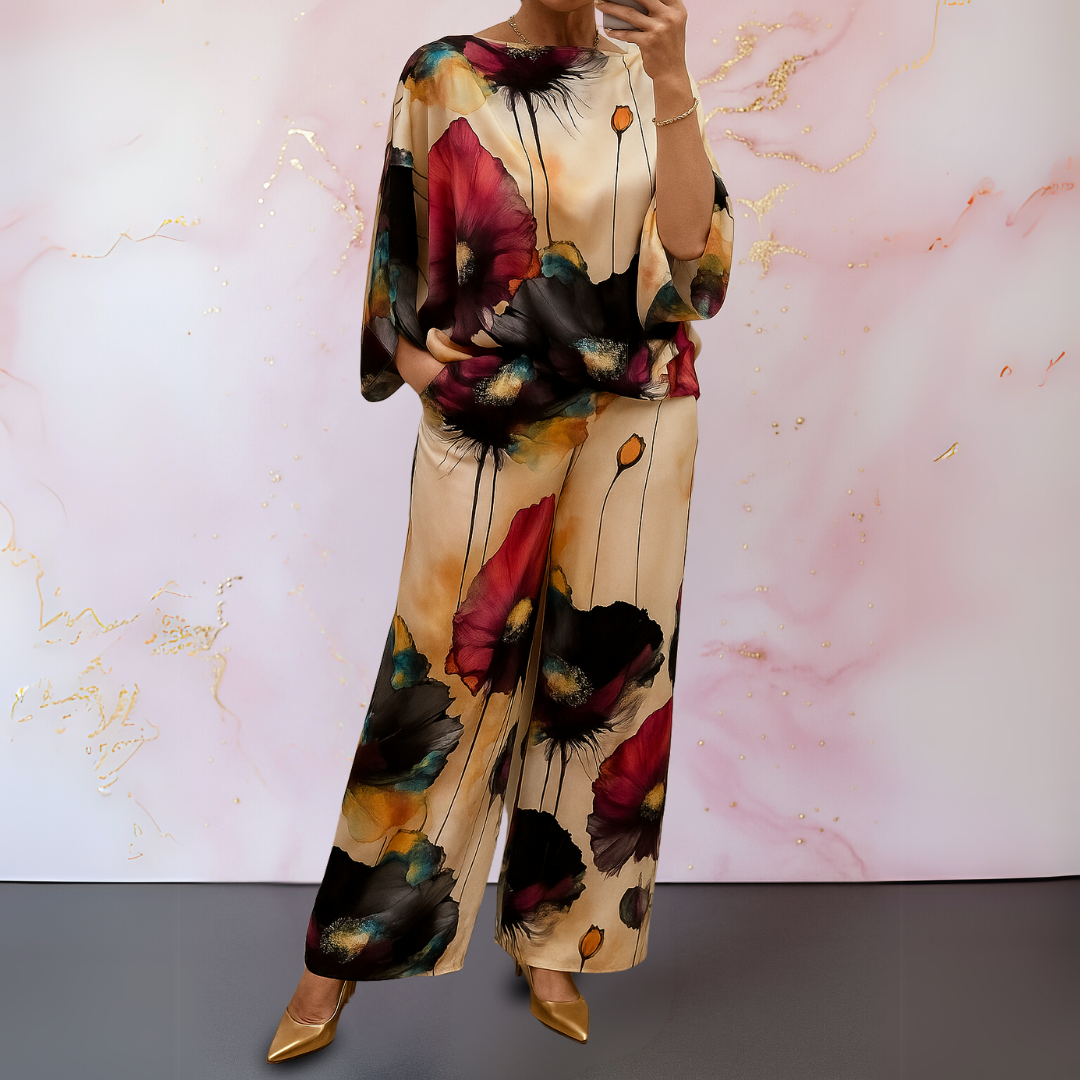 Ysella™ - Tweedelige damesset met prachtige print