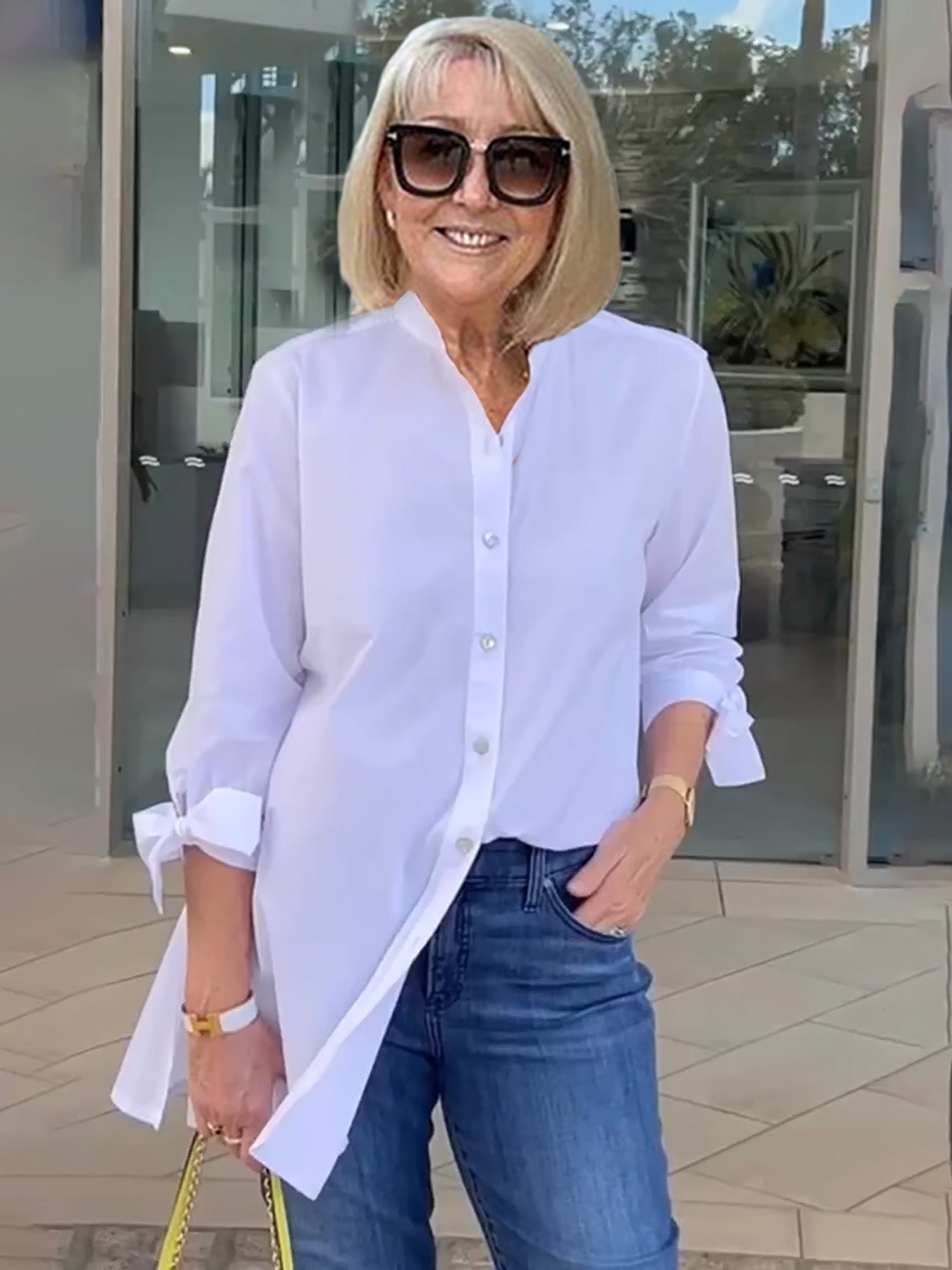 Liora™ - Blouse jasje met prachrige mouwen