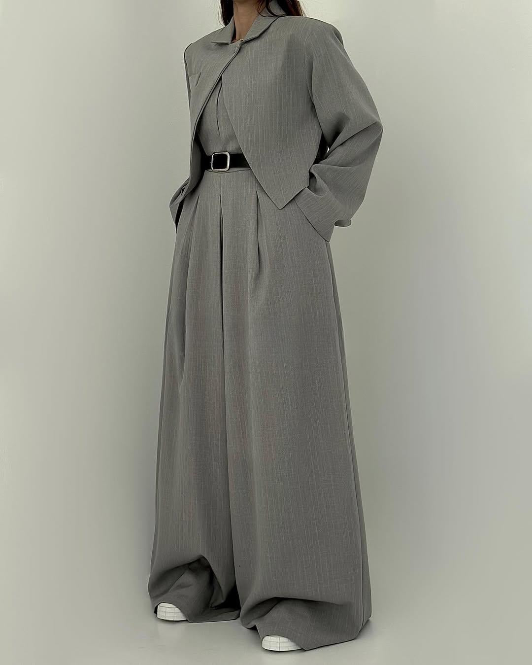 Cyravine - Vrouwen Ensemble Bustier en Jas in Elegante en Trendy Stijl