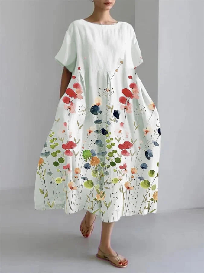 Gwenelle™ - Gebloemde maxi jurk voor de zomer