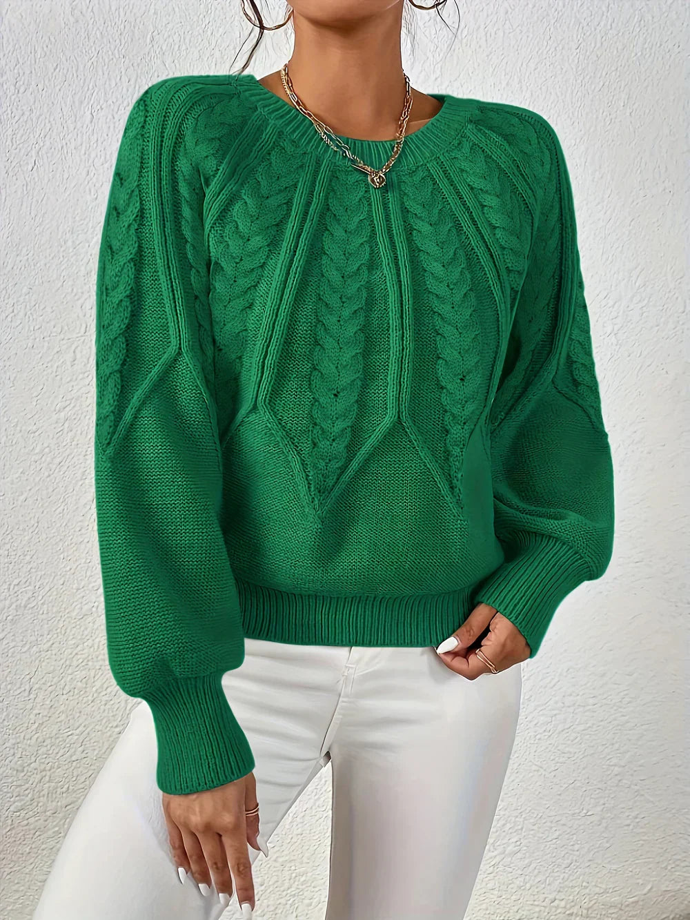 Cezanne™ - Dikke Pullover met Pofmouwen voor Dames