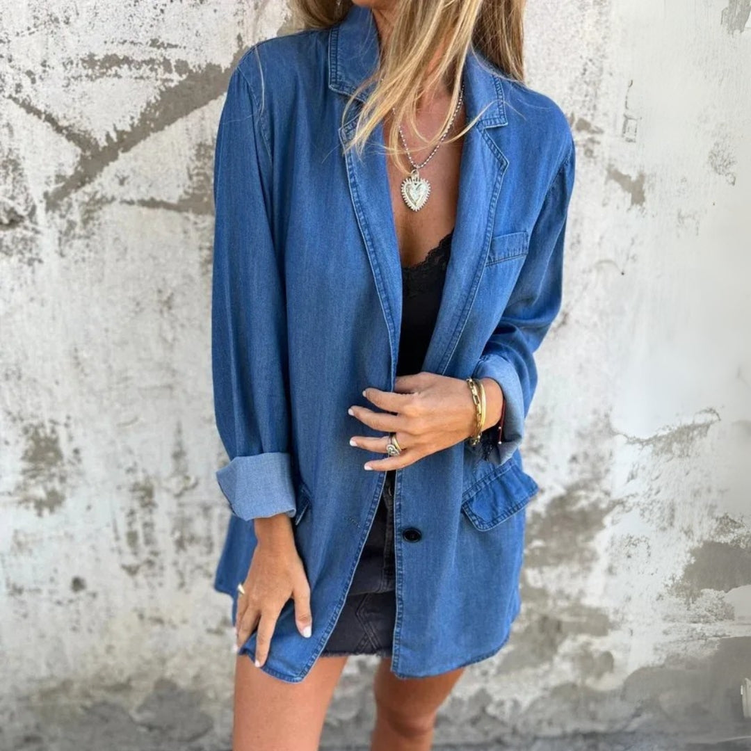Lucinda™ – Denimlook blazer