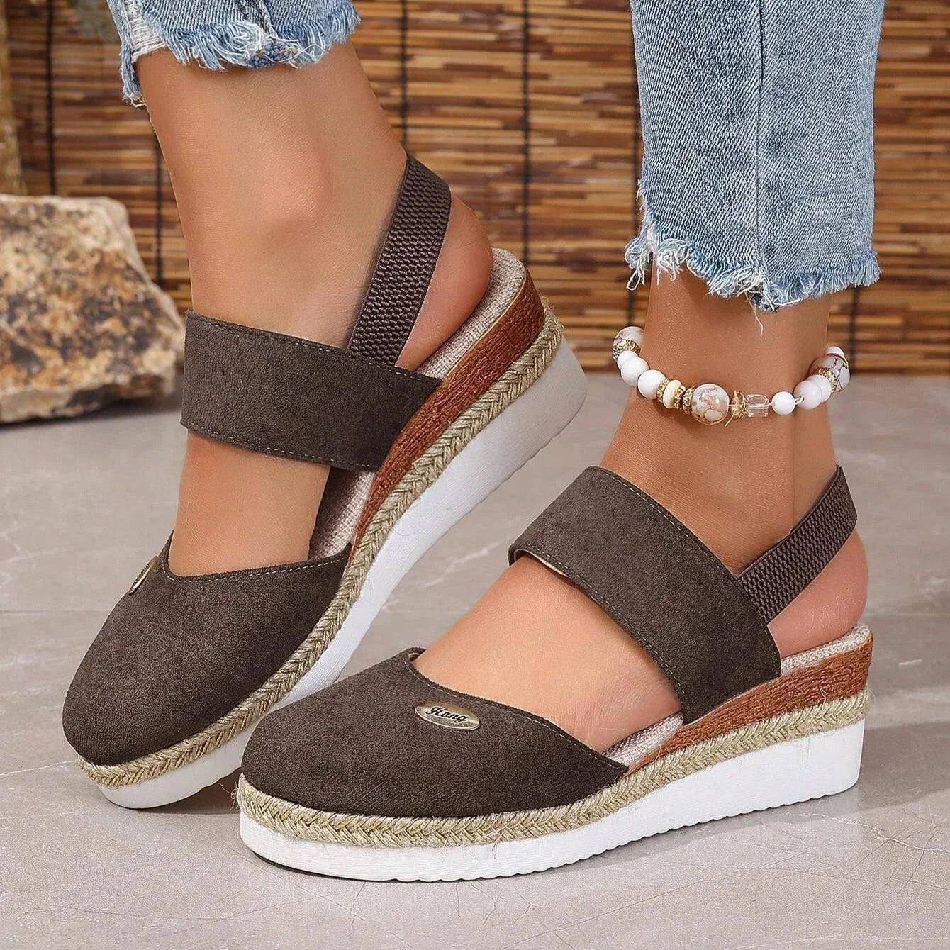 Lioraelle™ - Orthopedische sandalen met platform, geventileerd en casual