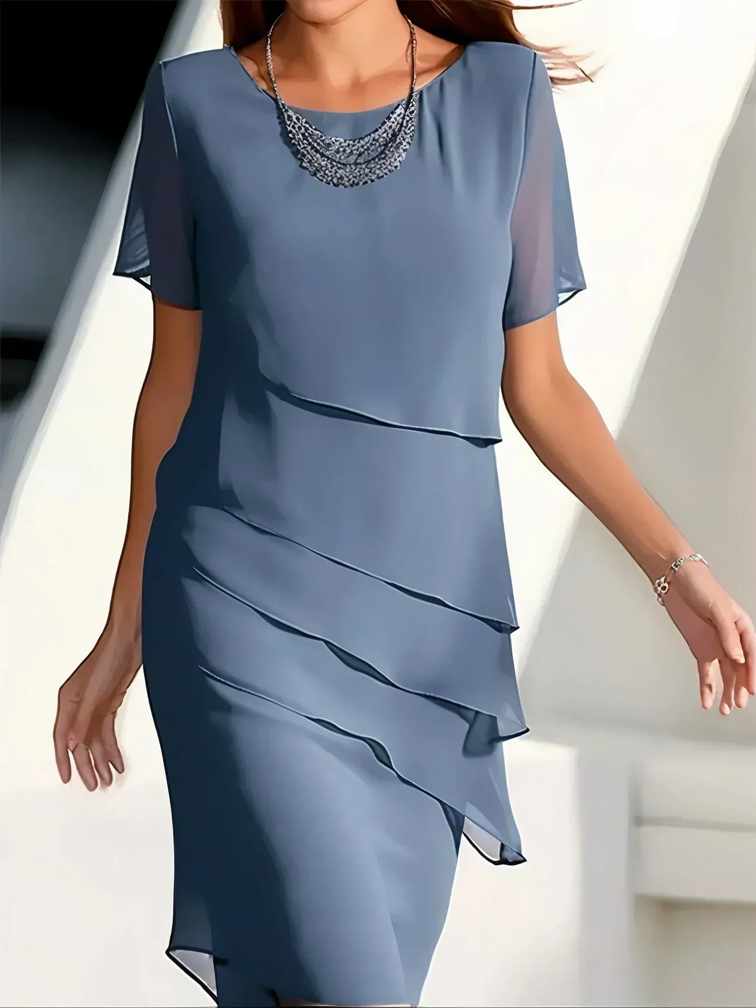 Quitterie™ - Elegante jurk met tummy control effect