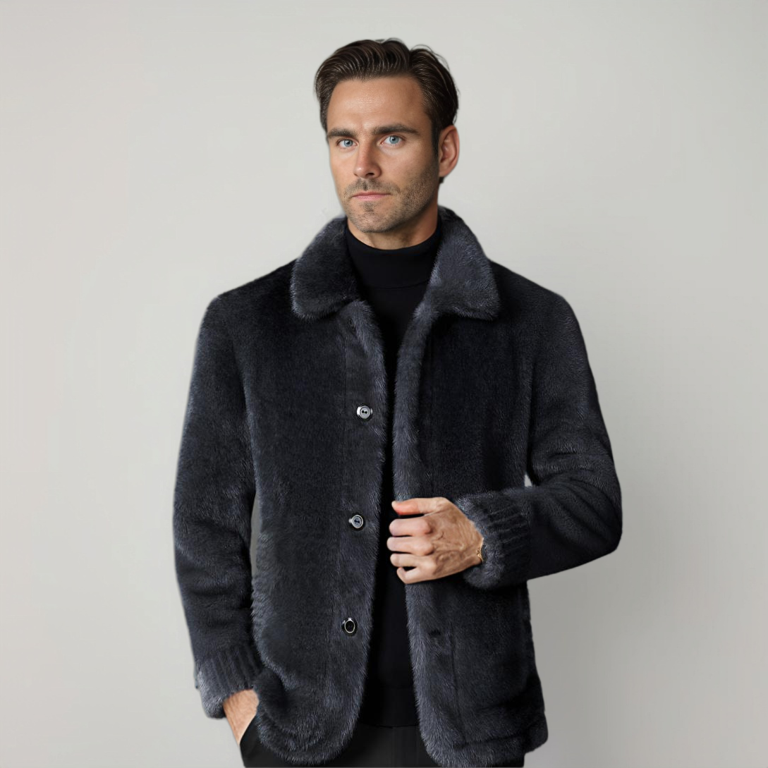 Aldéric™ - Heren Parka Jas met Nepbont Elegantie