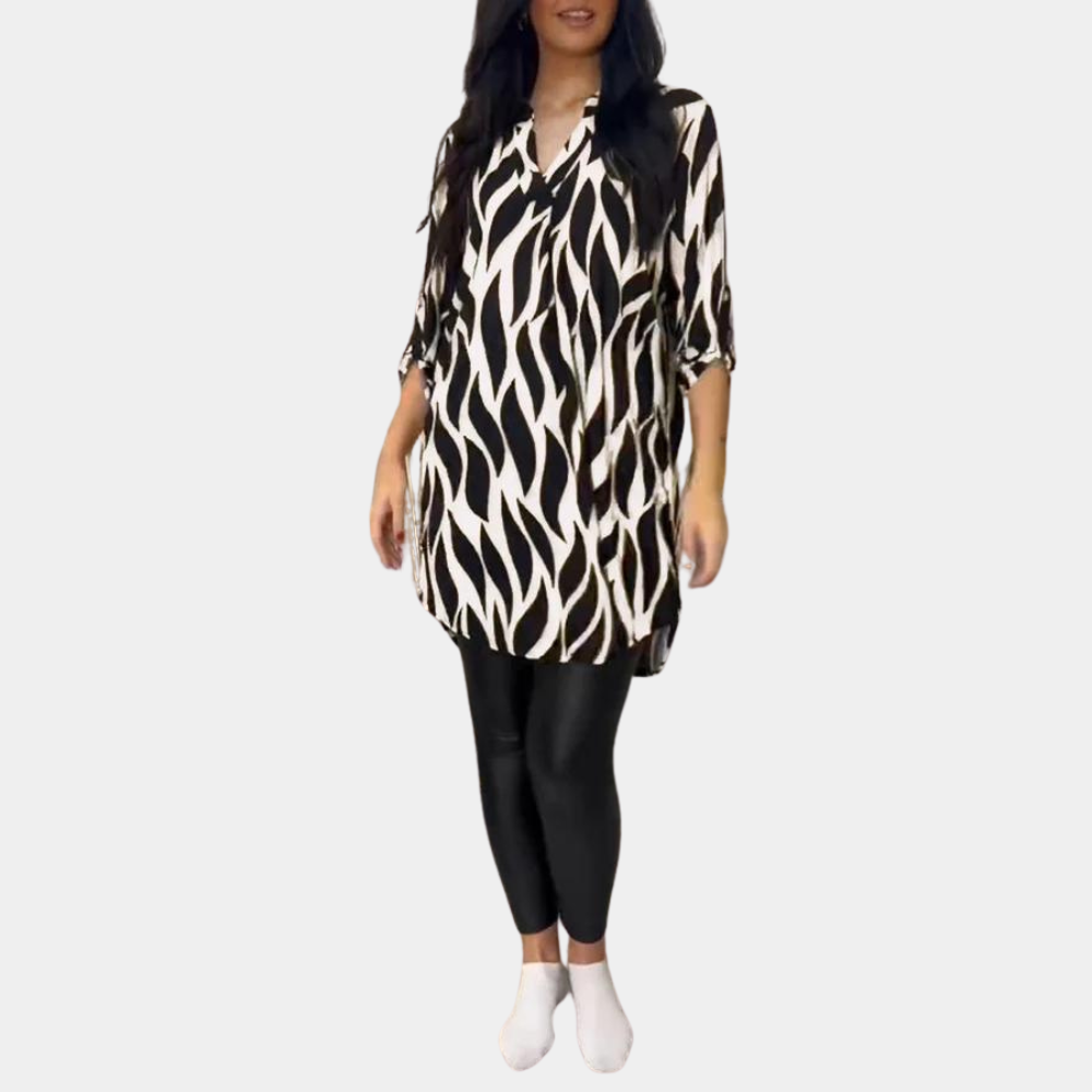 Anja™ - Lange damesblouse voor elke dag