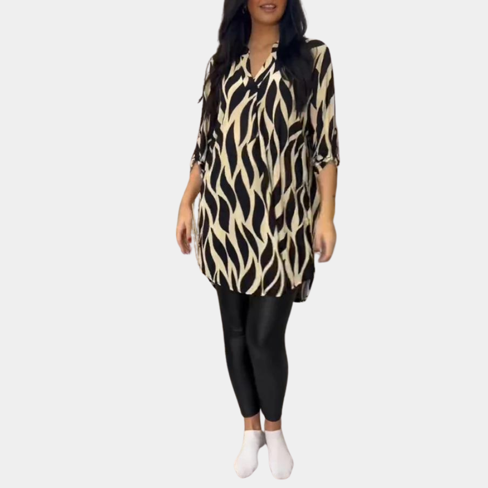 Anja™ - Lange damesblouse voor elke dag