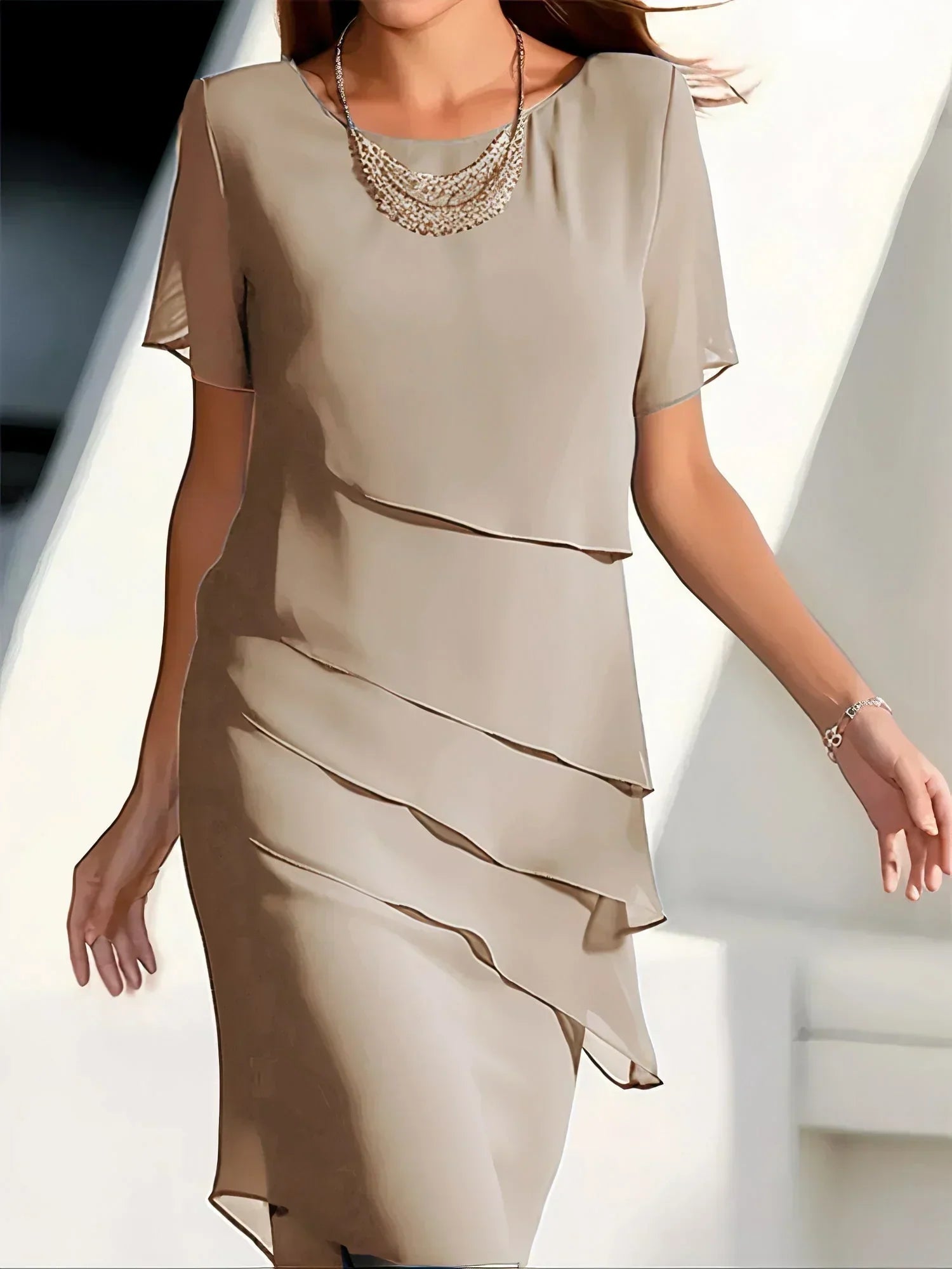 Quitterie™ - Elegante jurk met tummy control effect