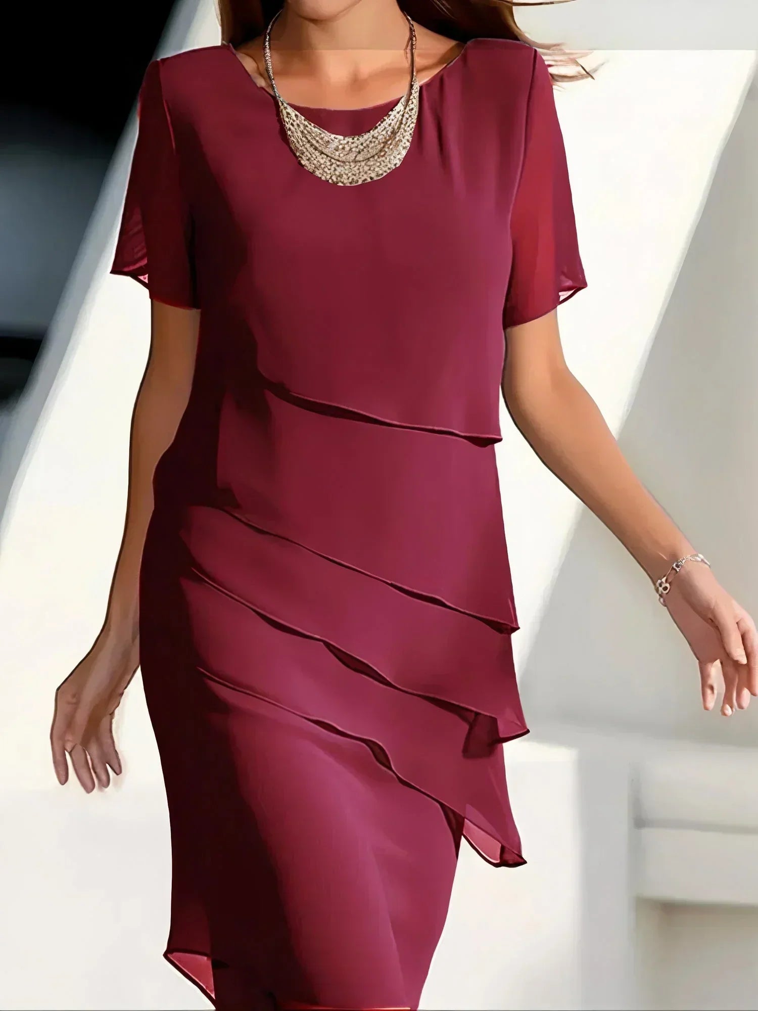 Quitterie™ - Elegante jurk met tummy control effect