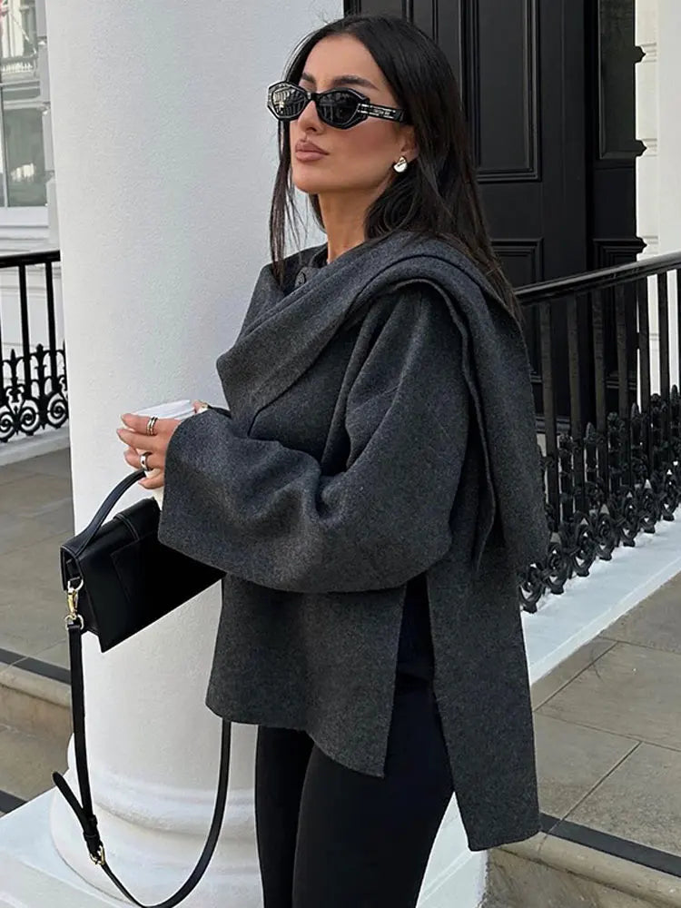Novel™ - Classy Scarf Coat