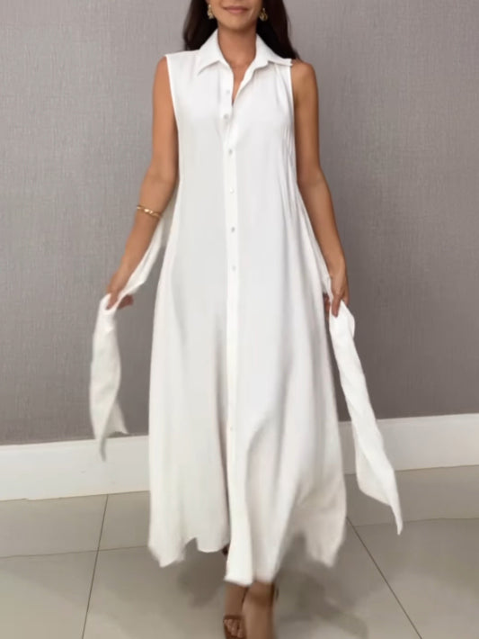 Romaine™ - Elegante jurk met strikeffect