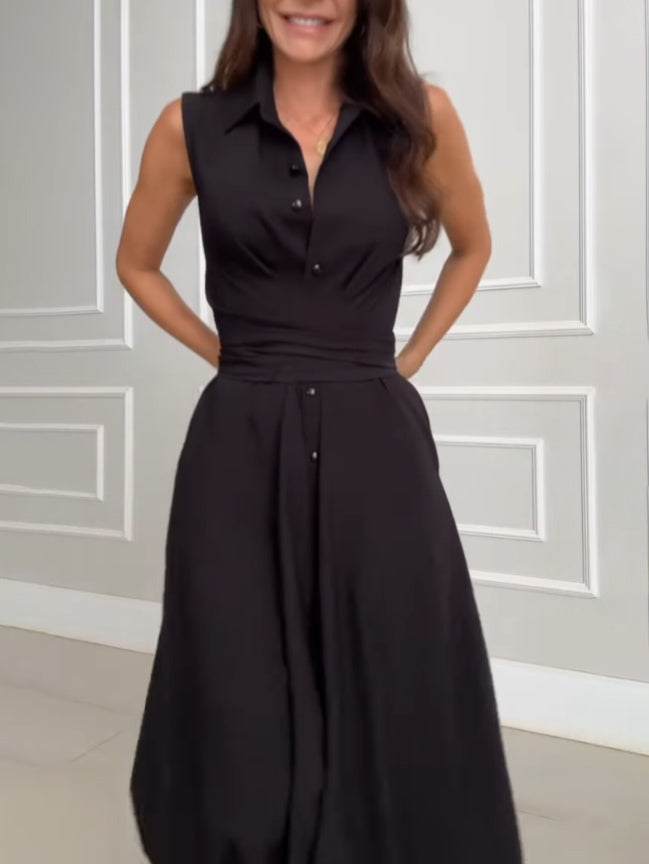 Romaine™ - Elegante jurk met strikeffect