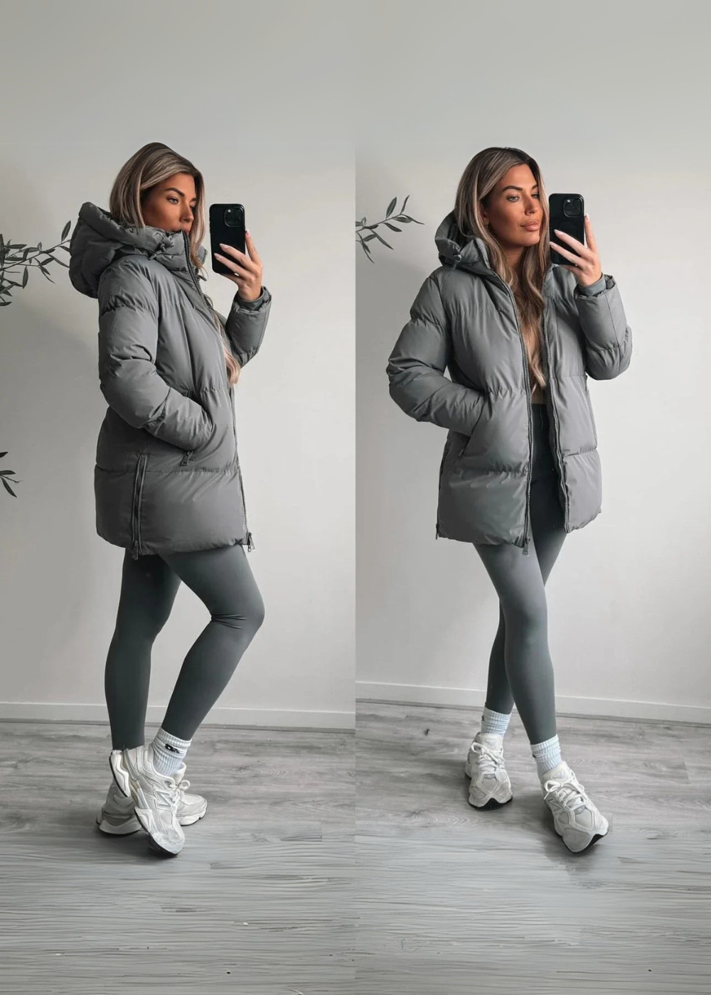 Eléonore™ - Gewatteerde Halflange Jas voor Vrouwen