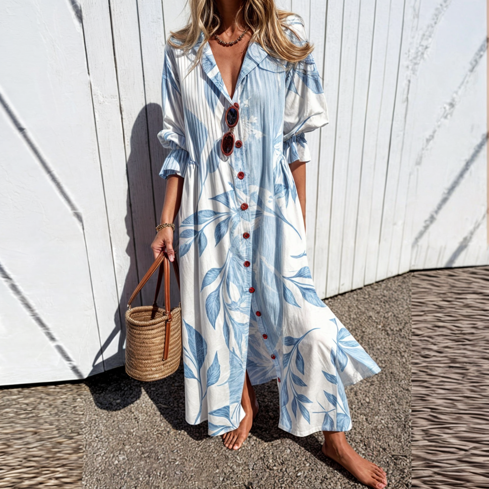 Odile™ - Kleurrijke jurk voor de lente en zomer