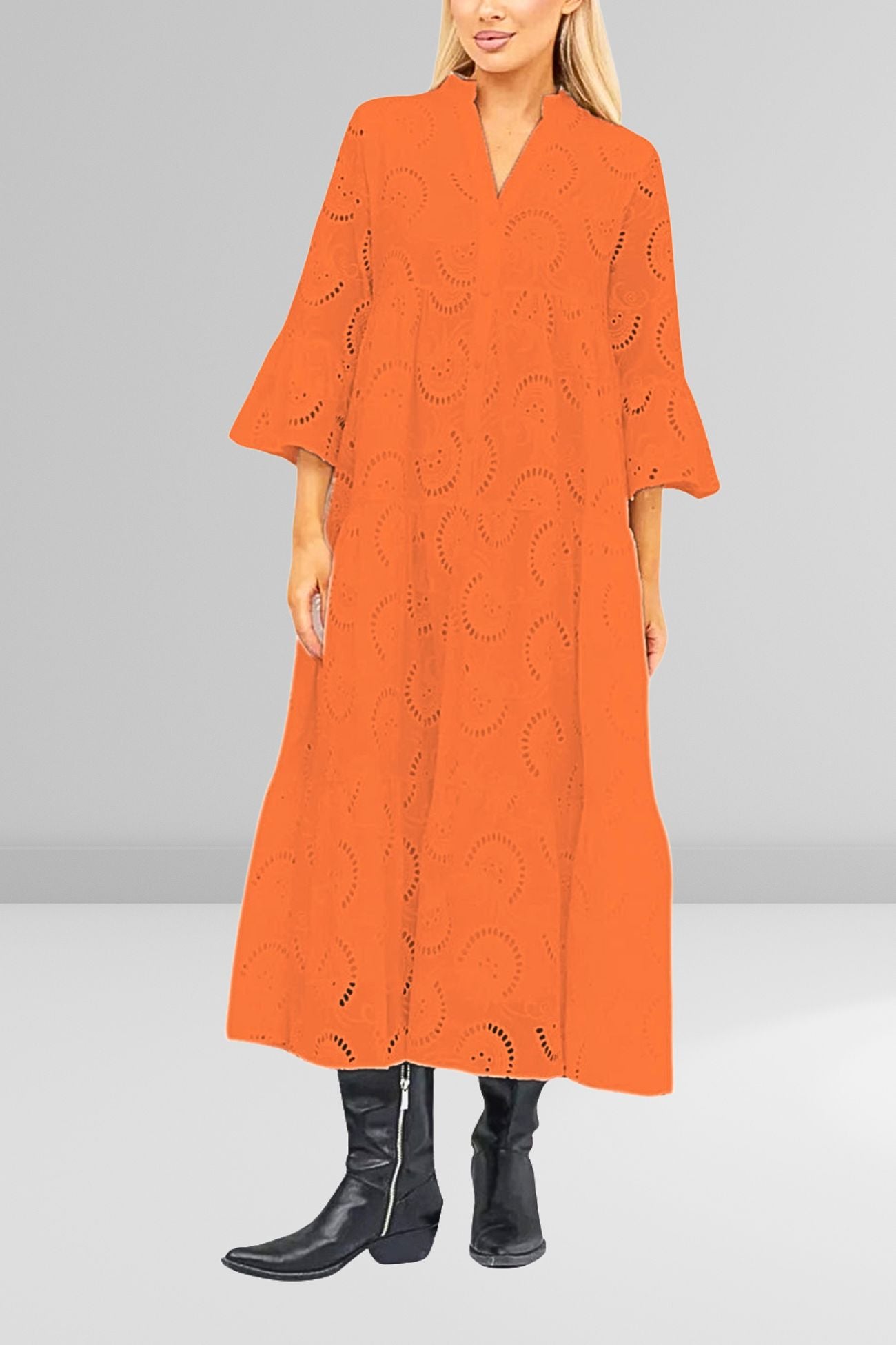 Noa™ - Katoenen jurk met unieke mouwen