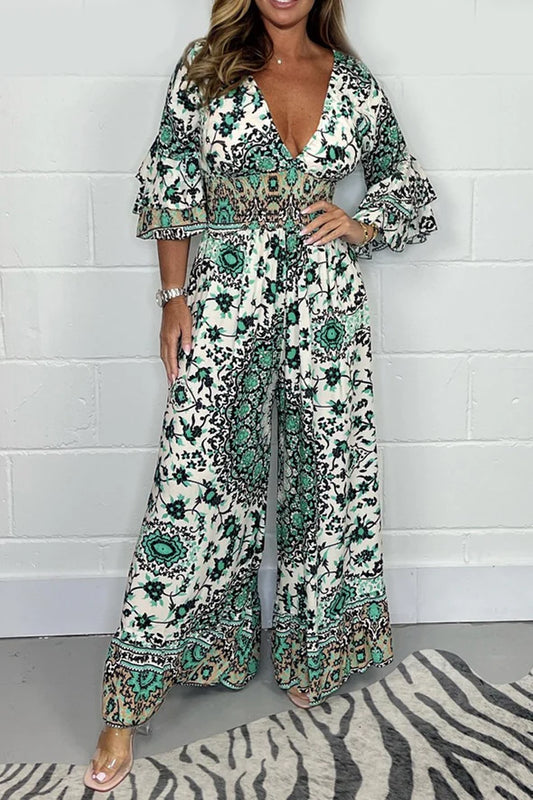 Priscille™ - Jumpsuit met prachtige print voor dames