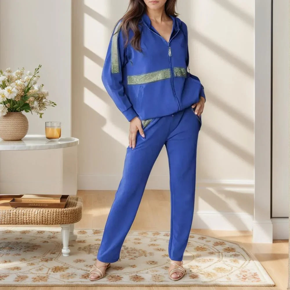 Delisara - Ensemble Stefany en Super Zachte Sweatshirt met Discrete Glans