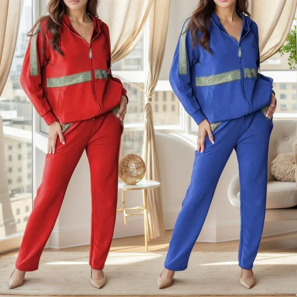 Delisara - Ensemble Stefany en Super Zachte Sweatshirt met Discrete Glans