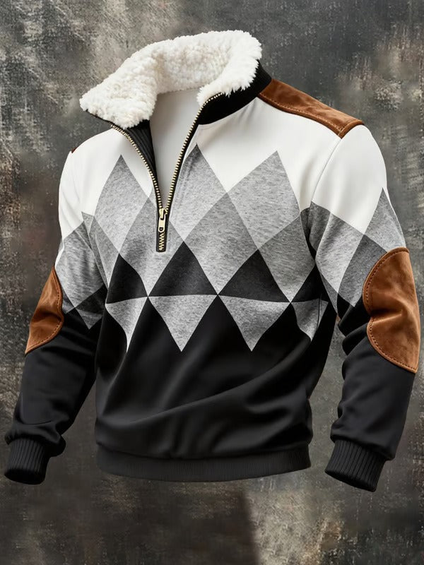 Gregor - Heren Hoodie met Elegante Rits