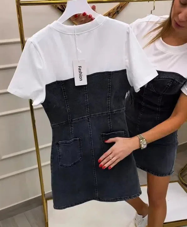 Fiep™ - Korte denim jurk
