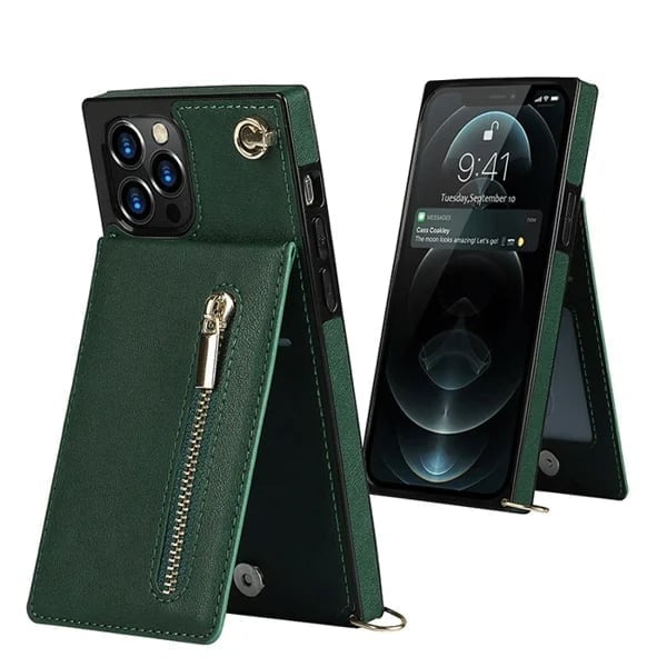Angélique™ - Iphonehoesje met koord en kaarthouder