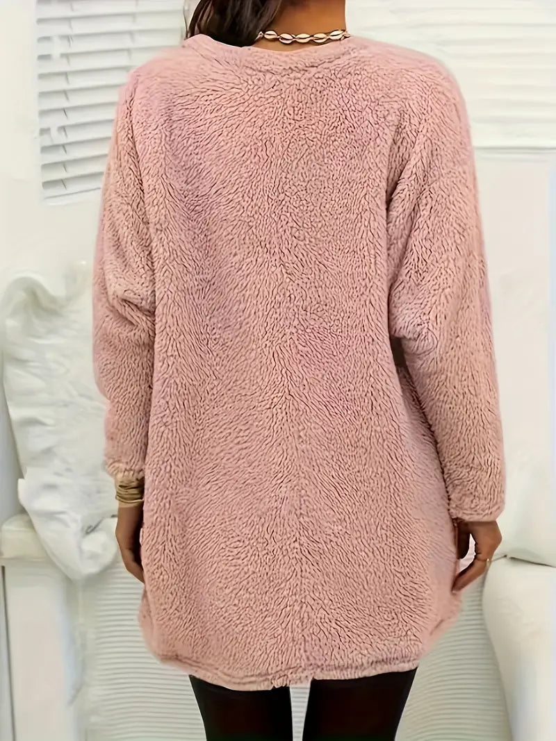 Patrice™ - Sweater dress met hartjes