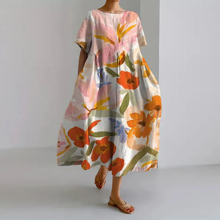 Gwenelle™ - Gebloemde maxi jurk voor de zomer