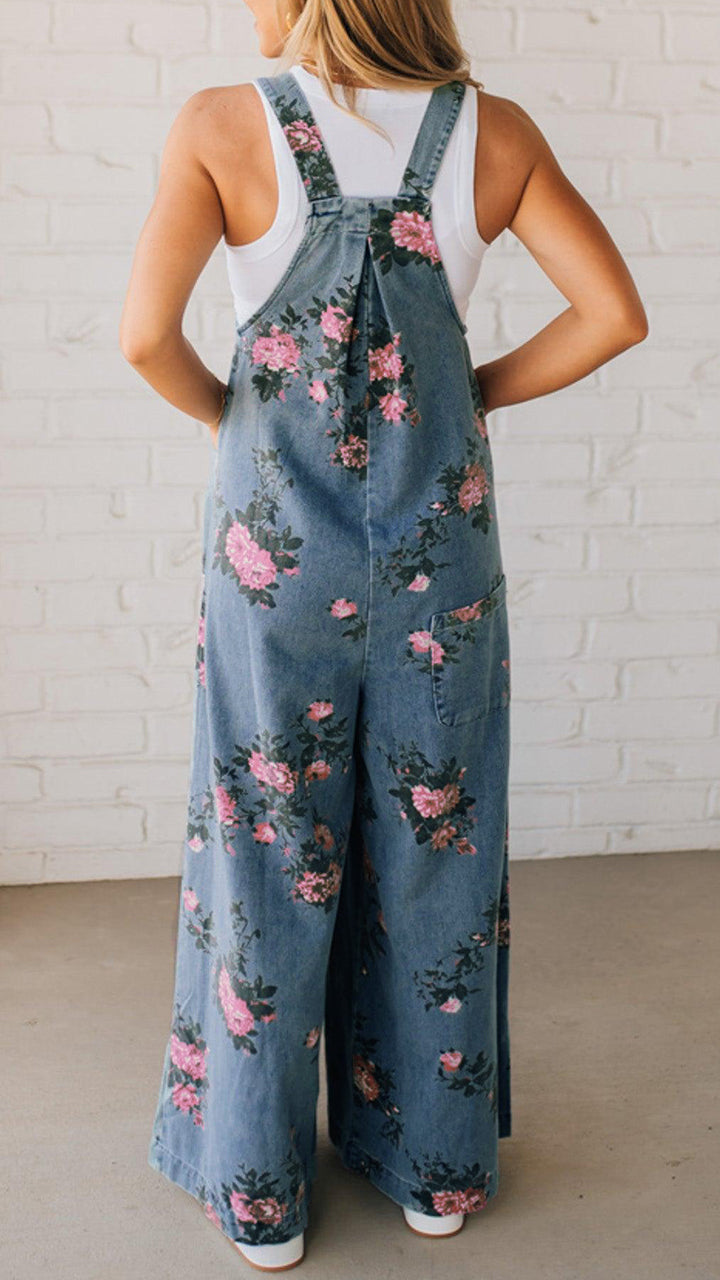Elaria™ - Dames-Jumpsuit met print en zakken