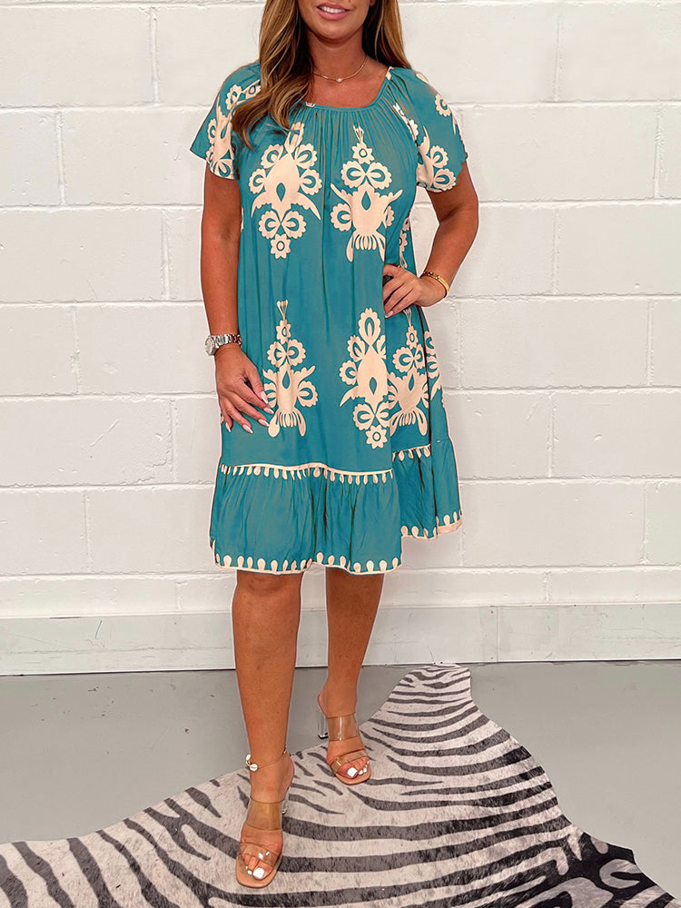 Freya™ - Zomerjurk met een unieke print