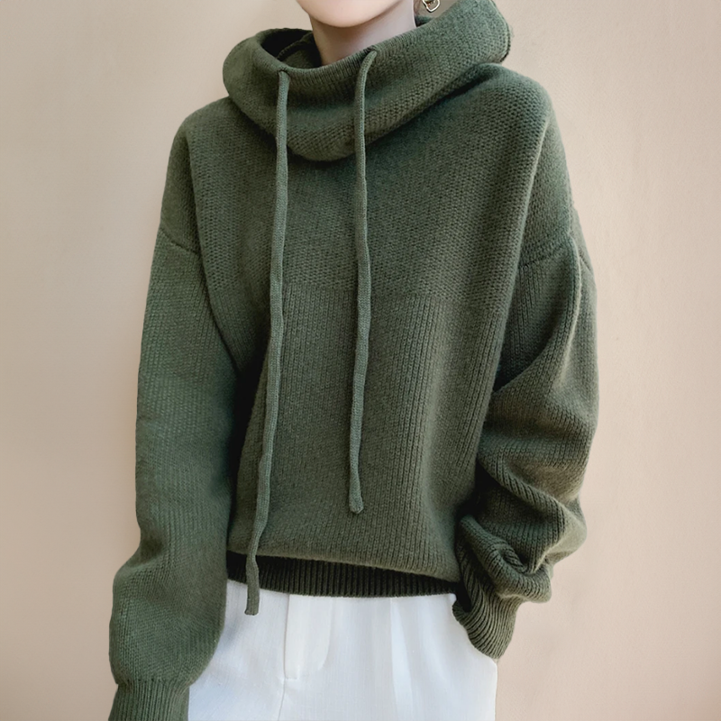 Aurore™ - Dames Trui Hoge Hals Gebreid Herfst