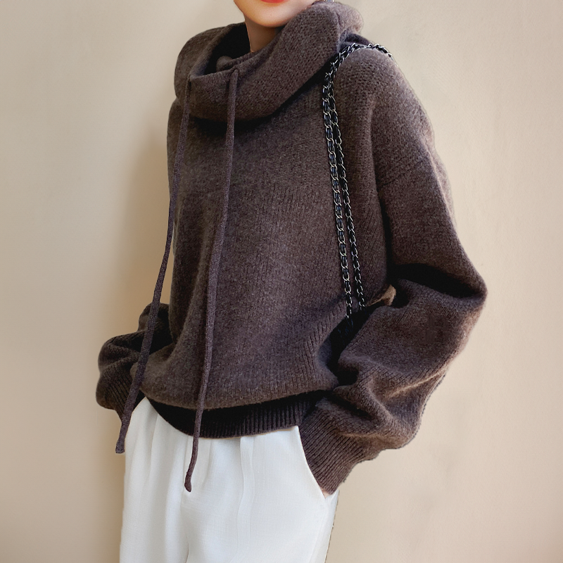 Aurore™ - Dames Trui Hoge Hals Gebreid Herfst