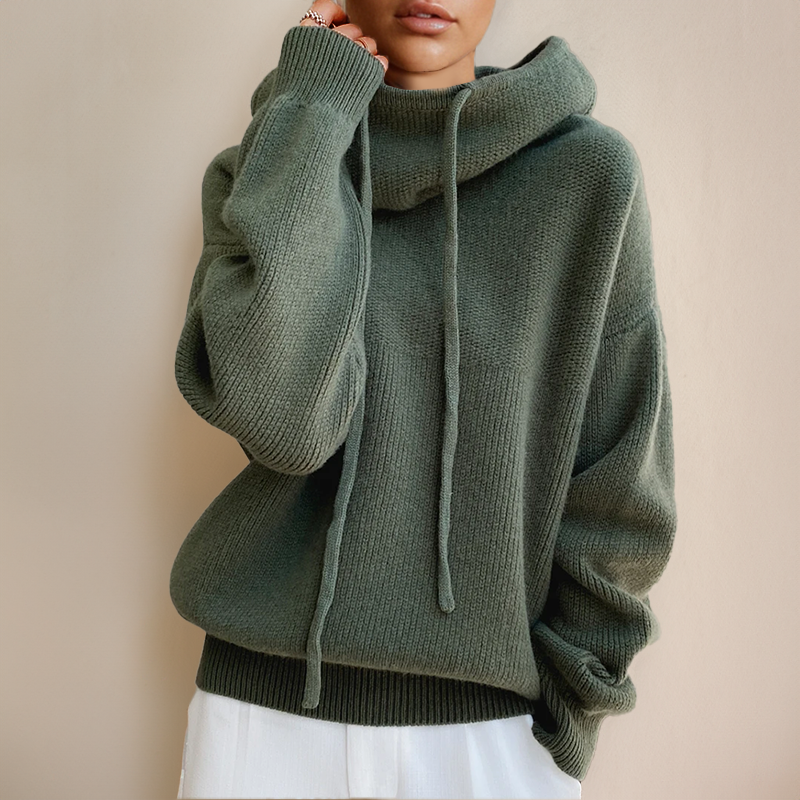 Aurore™ - Dames Trui Hoge Hals Gebreid Herfst