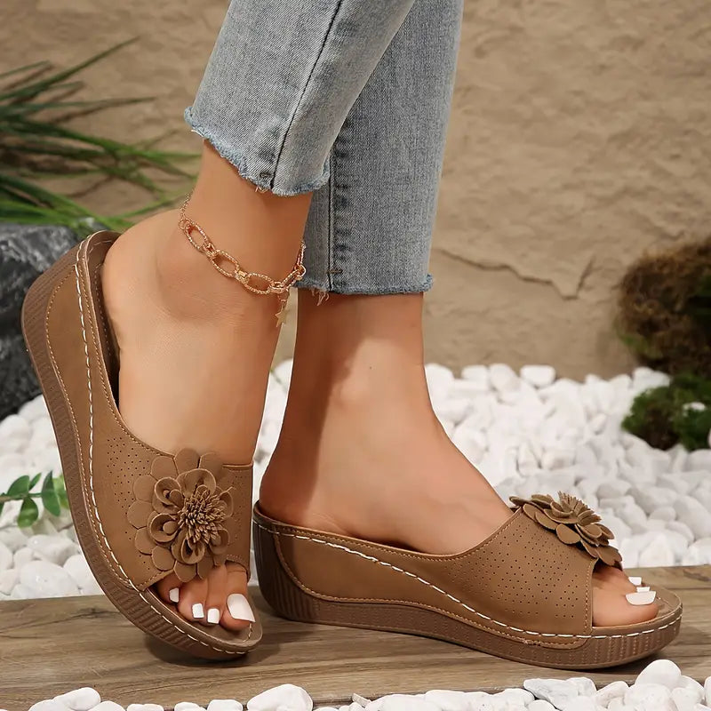 Nirelle™ - Sandalen met bloemen voor dames