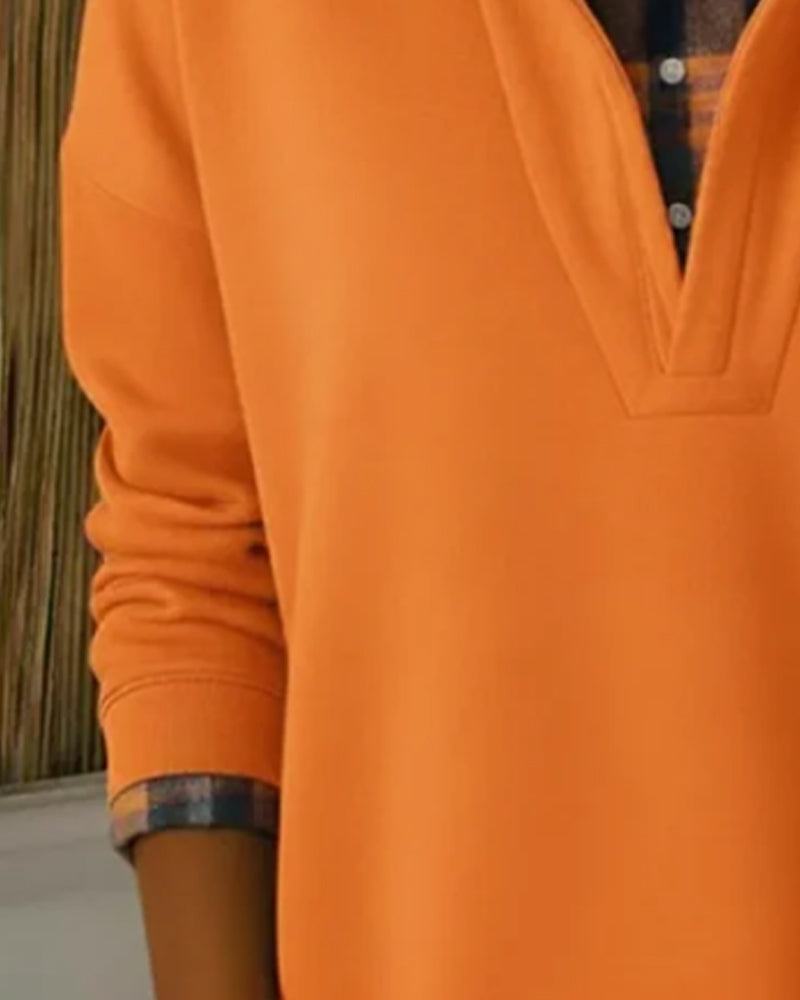 Ceralinae - Hoodie, twee-delige set, imitatie tartan