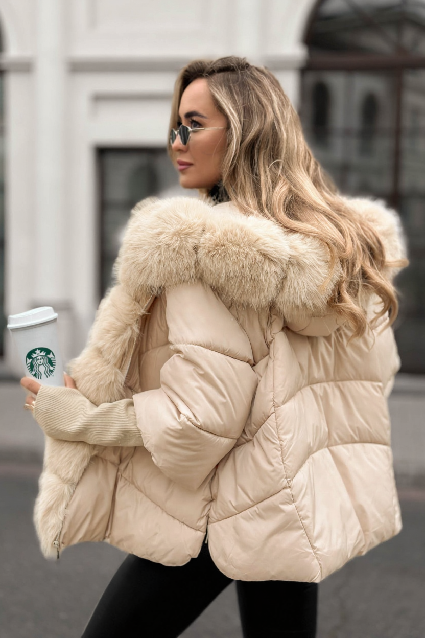 Doralivra - Pufferjas met Nepbont