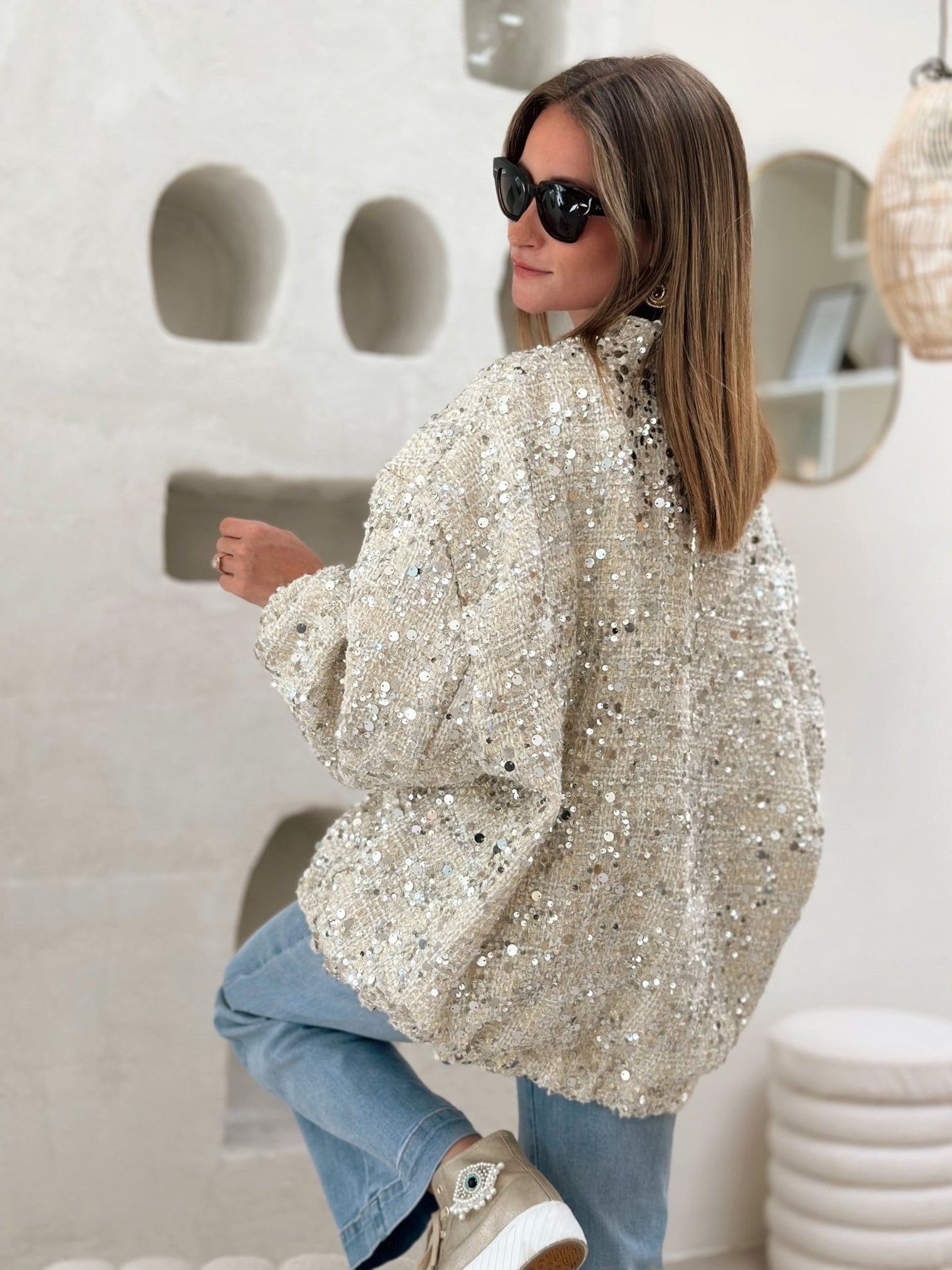 Fanny™ - Pailetten bomber jack