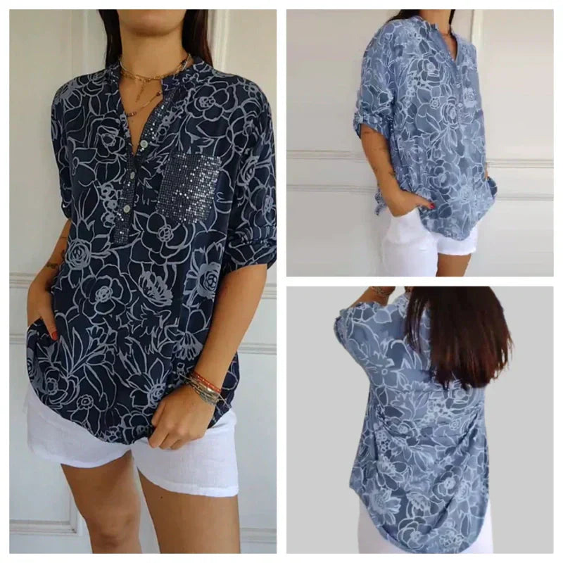 Maja™ - Dameshemd met print