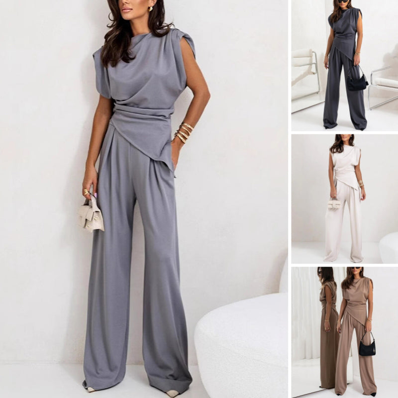 Alya™ - Elegant, Effen Twee-Delige Set voor Vrouwen