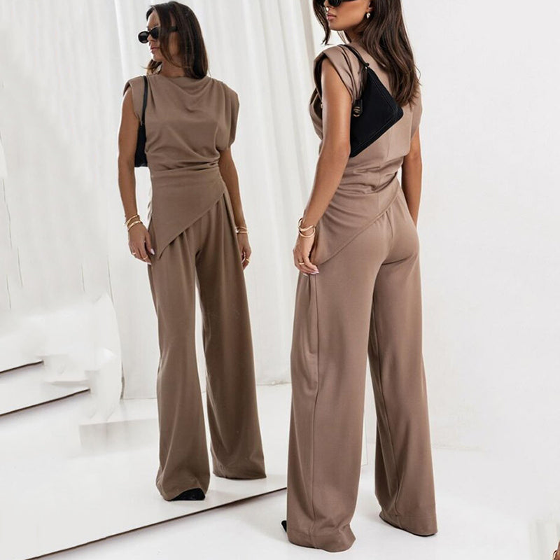 Alya™ - Elegant, Effen Twee-Delige Set voor Vrouwen