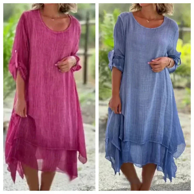 Odessa™ - Elegante Effen Jurk voor dames