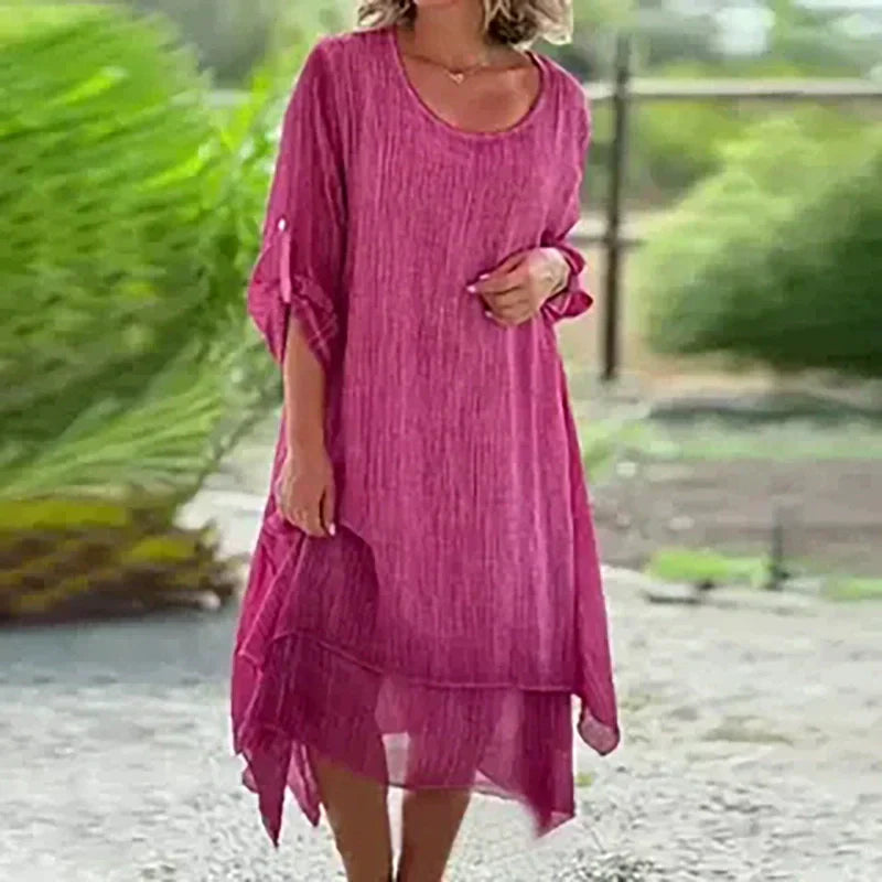 Odessa™ - Elegante Effen Jurk voor dames
