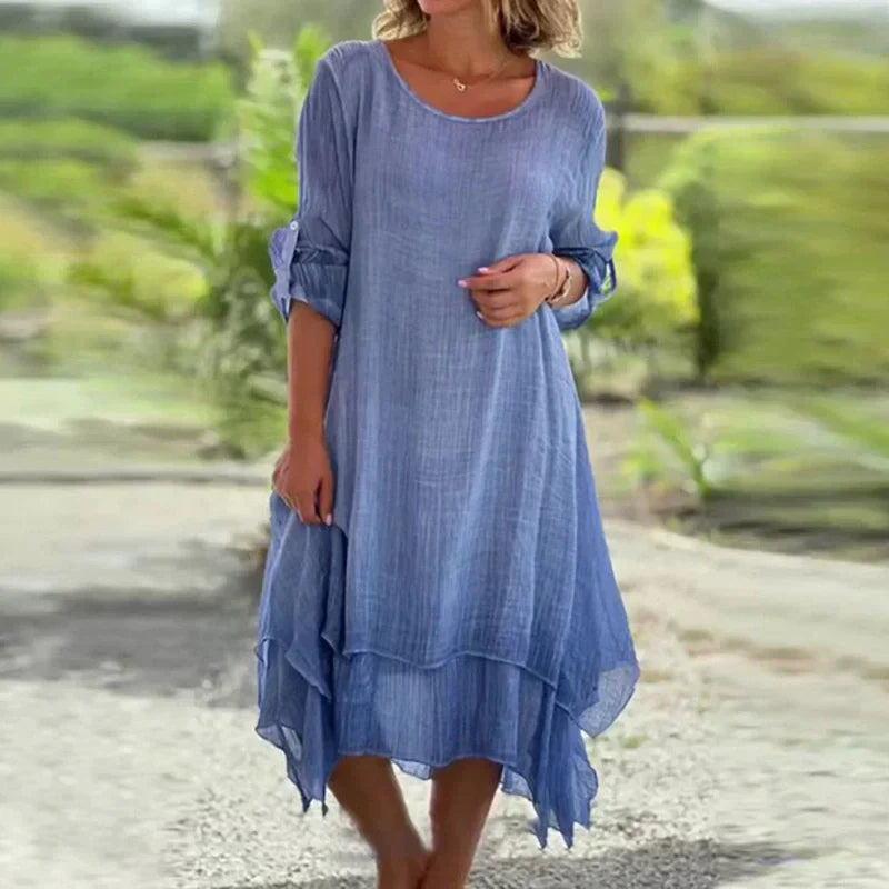 Odessa™ - Elegante Effen Jurk voor dames